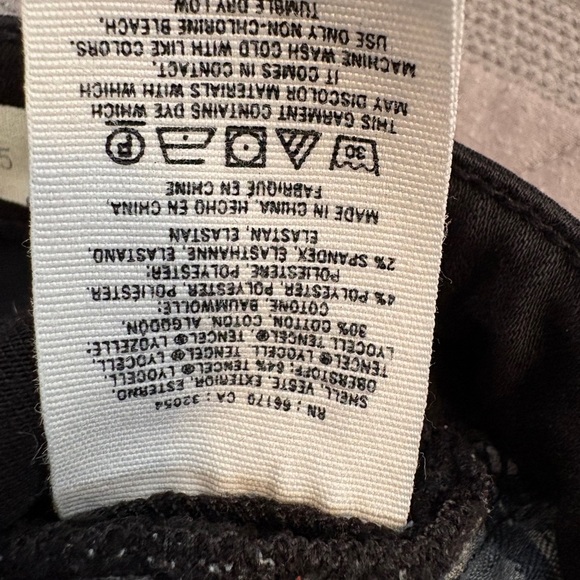 Anthropologie Pilcro and the Letterpress Jeans High Rise Skinny Black Denim  25 - Picture 11 of 14